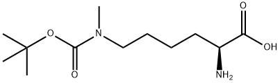 L-Lysine, N6-[(1,1-dimethylethoxy)carbonyl]-N6-methyl- Structural