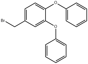 Benzene, 4-(bromomethyl)-1,2-diphenoxy- Structural