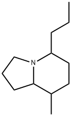 Indolizine, octahydro-8-methyl-5-propyl- (9CI) Structural