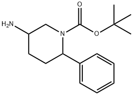 1-Piperidinecarboxylic acid, 5-amino-2-phenyl-, 1,1-dimethylethyl ester