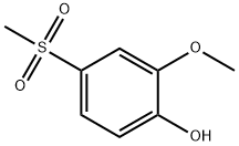 Phenol, 2-methoxy-4-(methylsulfonyl)- Structural