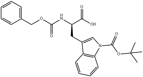 Cbz-D-Trp(Boc)-OH Structural