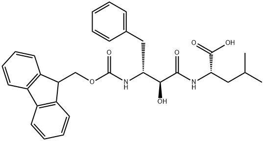 rac-((2R,3S)-3-((((9H-fluoren-9-yl)methoxy)carbonyl)amino)-2-hydroxy-4-phenylbutanoyl)-D-leucine