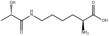 L-Lysine, N6-[(2S)-2-hydroxy-1-oxopropyl]- Structural