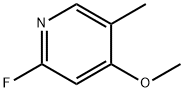 Pyridine, 2-fluoro-4-methoxy-5-methyl- Structural