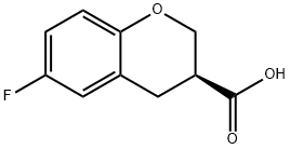 (3S)-6-Fluoro-3,4-dihydro-2H-1-benzopyran-3-carboxylic acid