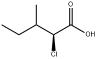 Pentanoic acid, 2-chloro-3-methyl-, (2S)- Structural