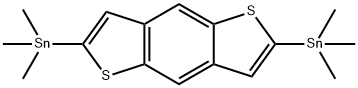 2,6-Bis(trimethylstannyl)benzo[1,2-b:4,5-b']dithiophene Structural