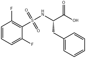 L-Phenylalanine, N-[(2,6-difluorophenyl)sulfonyl]- Structural