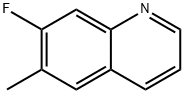 Quinoline, 7-fluoro-6-methyl- Structural