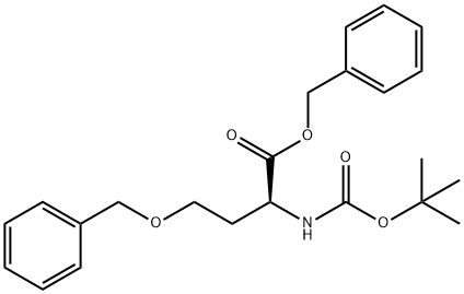 L-Homoserine, N-[(1,1-dimethylethoxy)carbonyl]-O-(phenylmethyl)-, phenylmethyl ester Structural