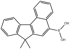boronic acid-(7,7-dimethyl-7H-benzo[c]fluoren-5-yl) Structural