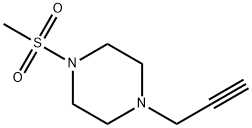 Piperazine, 1-(methylsulfonyl)-4-(2-propyn-1-yl)- Structural