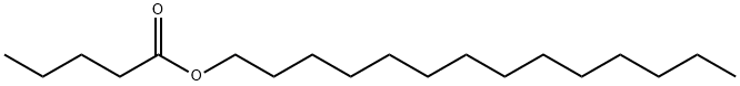 Pentanoic acid, tetradecyl ester Structural