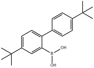 Boronic acid, B-[4,4'-bis(1,1-dimethylethyl)[1,1'-biphenyl]-2-yl]- Structural