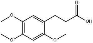 Benzenepropanoic acid, 2,4,5-trimethoxy- Structural