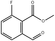 Methyl 2-fluoro-6-formylbenzoate Structural