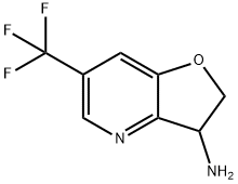 Furo[3,2-b]pyridin-3-amine, 2,3-dihydro-6-(trifluoromethyl)- Structural