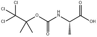 L-Alanine, N-[(2,2,2-trichloro-1,1-dimethylethoxy)carbonyl]- Structural