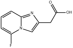 Imidazo[1,2-a]pyridine-2-acetic acid, 5-fluoro- Structural