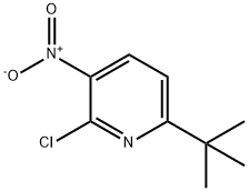 Pyridine, 2-chloro-6-(1,1-dimethylethyl)-3-nitro- Structural