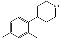 Piperidine, 4-(4-iodo-2-methylphenyl)- Structural