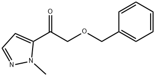 Ethanone, 1-(1-methyl-1H-pyrazol-5-yl)-2-(phenylmethoxy)- Structural