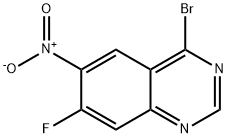 Quinazoline, 4-bromo-7-fluoro-6-nitro- Structural