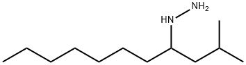 Hydrazine, [1-(2-methylpropyl)octyl]- Structural