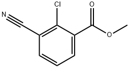 Benzoic acid, 2-chloro-3-cyano-, methyl ester Structural