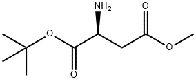 Aspartic acid, 1-(1,1-dimethylethyl) 4-methyl ester Structural
