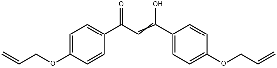 di(4-allyloxy)benzoylmethane Structural