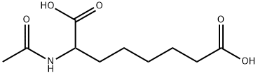 Octanedioic acid, 2-(acetylamino)- Structural