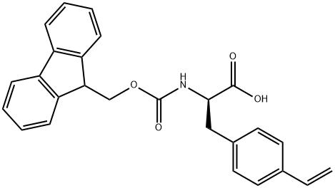D-Phenylalanine, 4-ethenyl-N-[(9H-fluoren-9-ylmethoxy)carbonyl]- Structural