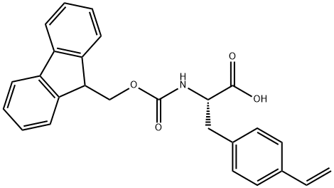 L-Phenylalanine, 4-ethenyl-N-[(9H-fluoren-9-ylmethoxy)carbonyl]- Structural