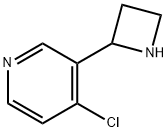 Pyridine, 3-(2-azetidinyl)-4-chloro- Structural