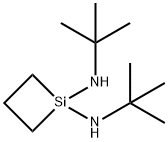 Silacyclobutane-1,1-diamine, N,N'-bis(1,1-dimethylethyl)- Structural