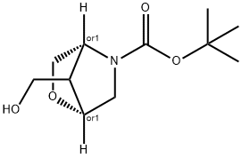 Tert-Butyl 7-(Hydroxymethyl)-2-Oxa-5-Azabicyclo[2.2.1]Heptane-5-Carboxylate(WX120232) Structural