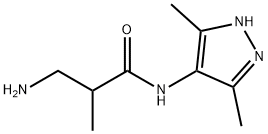 Propanamide, 3-amino-N-(3,5-dimethyl-1H-pyrazol-4-yl)-2-methyl- Structural
