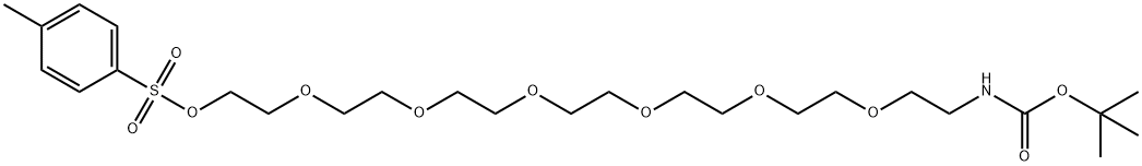 t-Boc-N-Amido-PEG7-Tos Structural