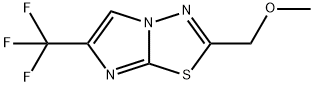 Imidazo[2,?1-?b]?-?1,?3,?4-?thiadiazole, 2-?(methoxymethyl)?-?6-?(trifluoromethyl)?- Structural