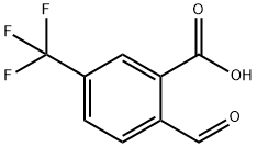 Benzoic acid, 2-formyl-5-(trifluoromethyl)- Structural