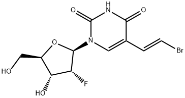 Uridine, 5-[(2E)-2-bromoethenyl]-2'-deoxy-2'-fluoro- Structural