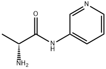 Propanamide, 2-amino-N-3-pyridinyl-, (2R)- Structural