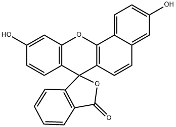 Spiro[7H-benzo[c]xanthene-7,1'(3'H)-isobenzofuran]-3'-one, 3,10-dihydroxy- Structural
