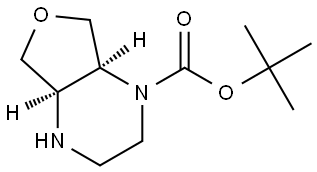 Furo[3,4-b]pyrazine-1(2H)-carboxylic acid, hexahydro-, 1,1-dimethylethyl ester, (4aR,7aS)-rel-