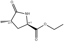 D-Proline, 4-methyl-5-oxo-, ethyl ester, (4S)-rel- Structural