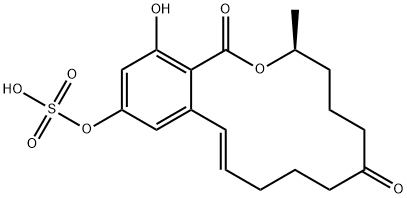 zearalenone-4-sulfate Structural