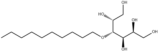 D-Glucitol, 4-O-decyl- (9CI) Structural