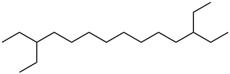 Tetradecane, 3,12-diethyl- Structural
